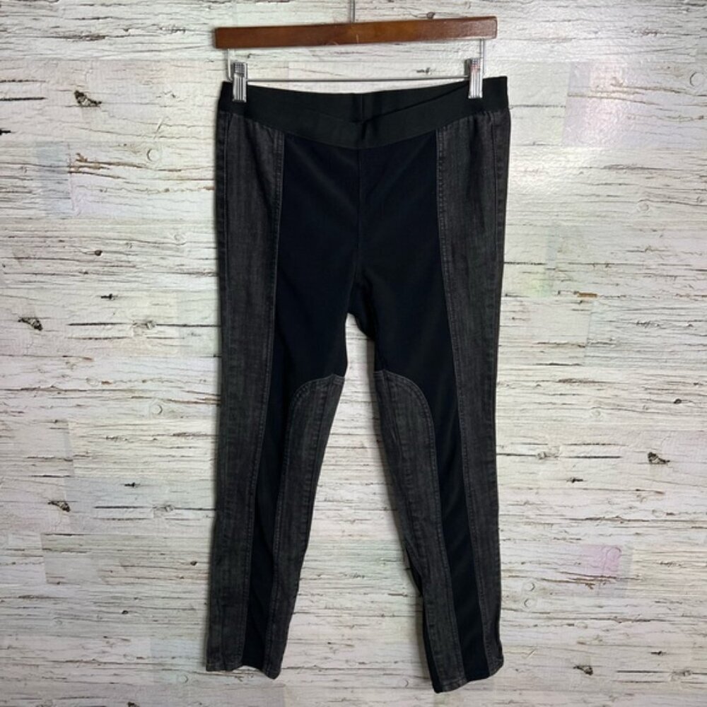 BCBGMaxazria Jackson  Moto Leggings Night Sand size medium